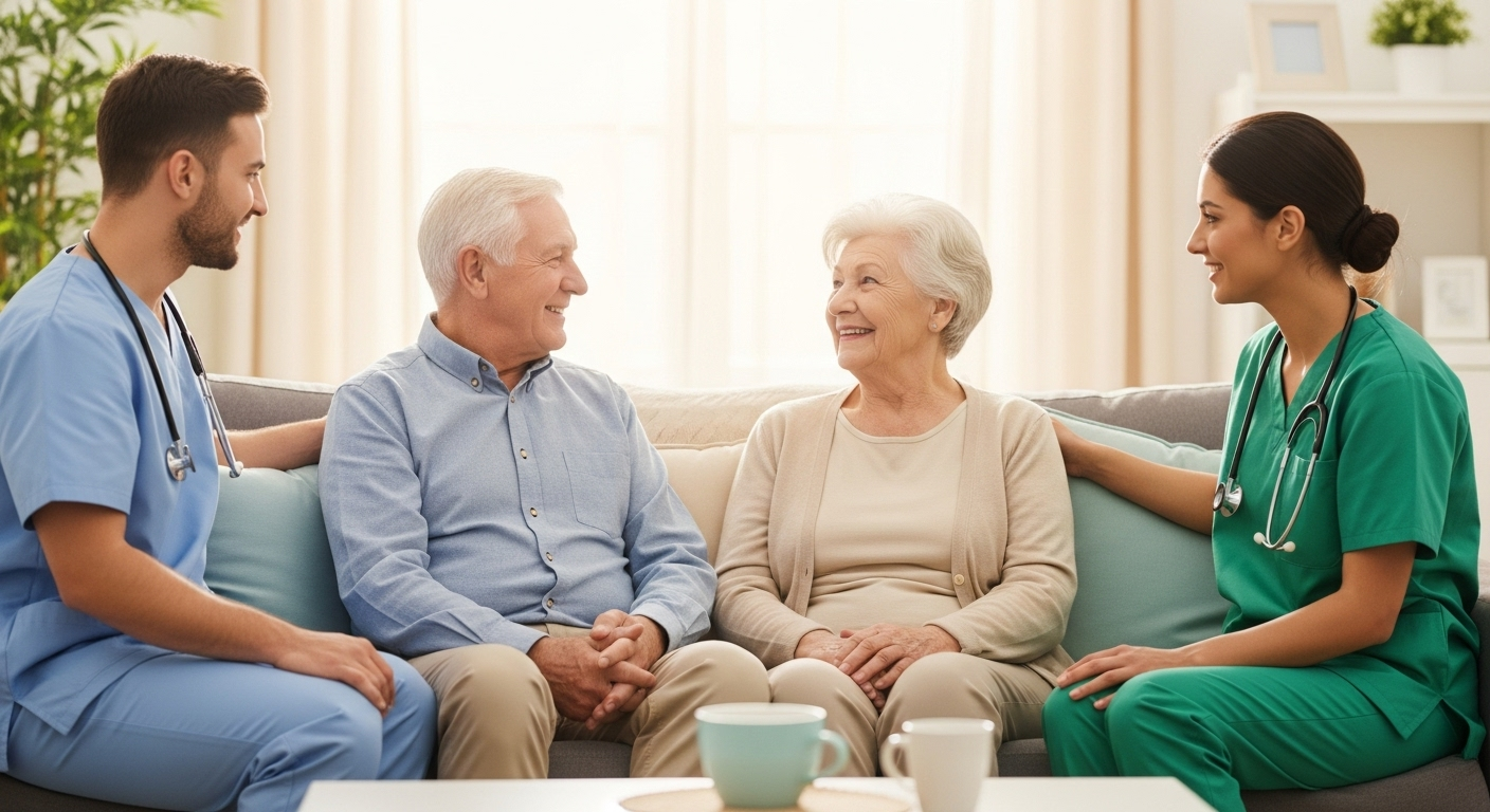 Opiekunowie z podopiecznymi